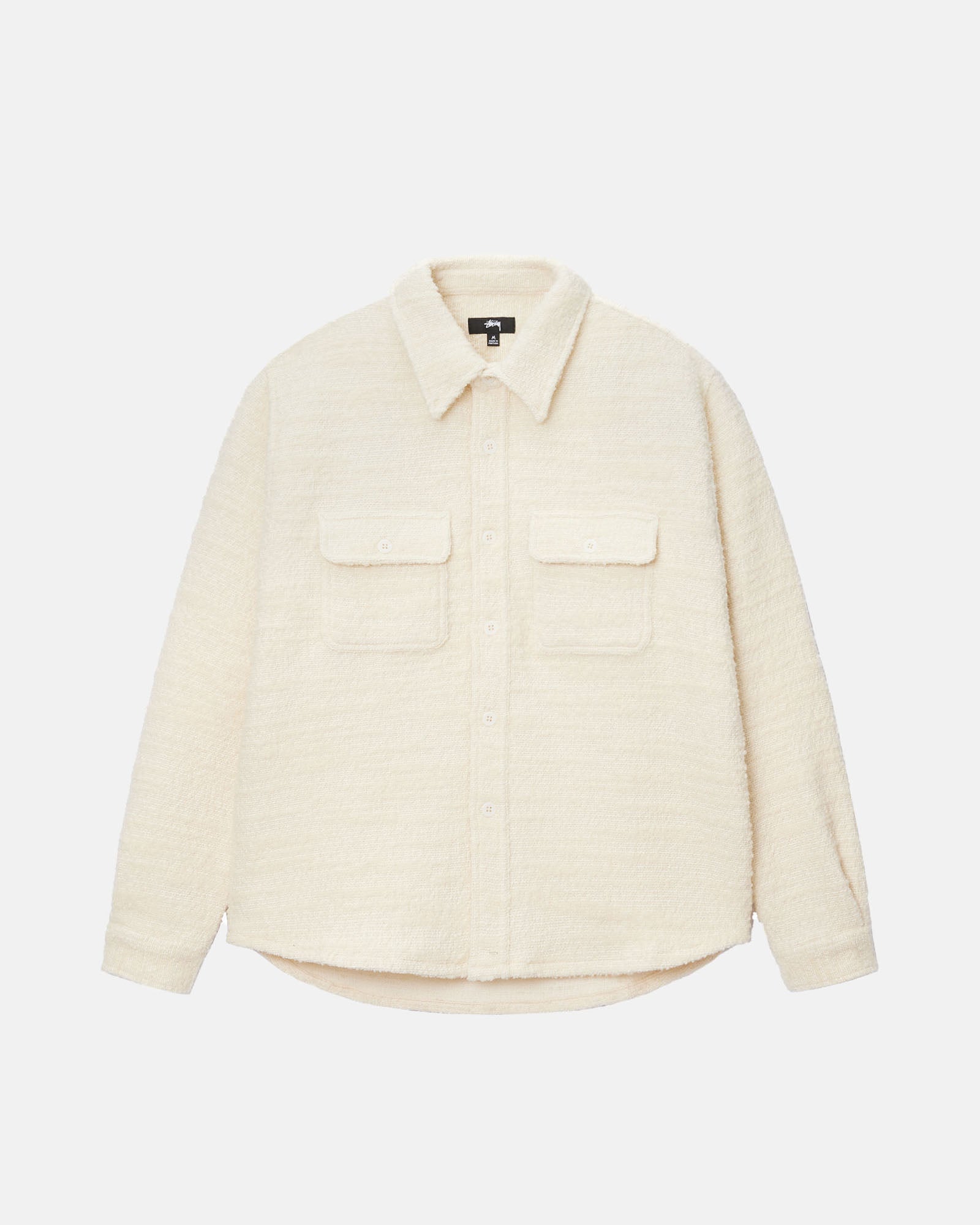 BOUCLE WOOL CPO SHIRT